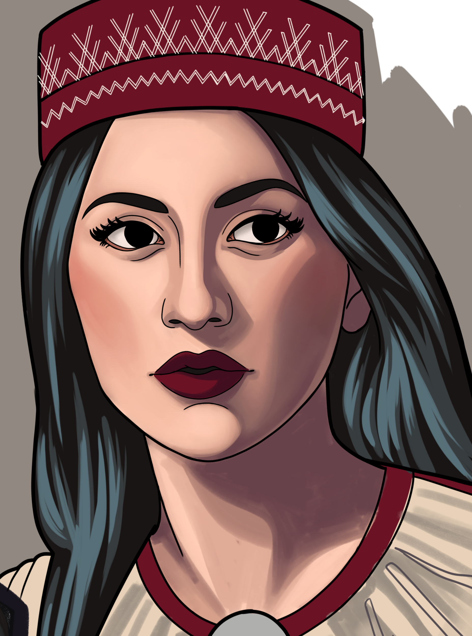 Concept art of one of the main characters from my graphic novel. 